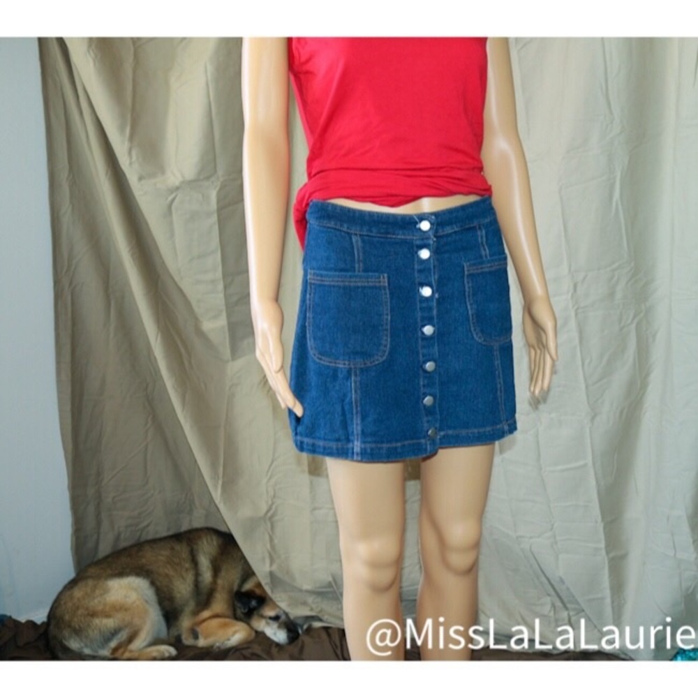 Coco & Yves Denim Mini Skirt 💛🌵